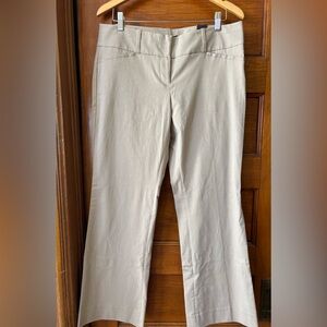 The Limited Exact Stretch Classic Flare Khaki Pants